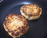 サバの酵母漬けハンバーグ＊カレー風味作り方11写真