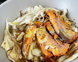 舞茸と秋刀魚缶の卵とじ♪作り方4写真