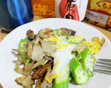 舞茸と秋刀魚缶の卵とじ♪作り方7写真