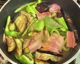 ニンニク風味洋風・茄子とピーマンの炒め煮作り方6写真