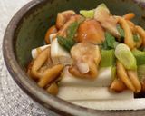【低カロリー】山芋のナメコとわけぎあん作り方6写真