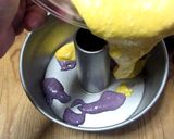 ハロウィンに★かぼちゃと紫芋のシフォン作り方9写真