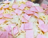 サラスパ　スパサラ　ハムと玉ねぎだけで旨作り方4写真