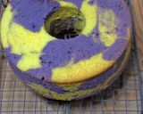 ハロウィンに★かぼちゃと紫芋のシフォン作り方15写真