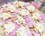 サラスパ　スパサラ　ハムと玉ねぎだけで旨作り方5写真