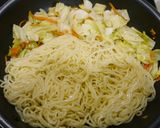 簡単！醤油焼きそば　ごま風味作り方4写真