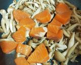 サーモンとほうれん草のクリームパスタ作り方3写真