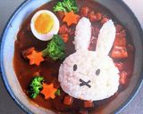 お月見デコカレー作り方7写真