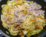 簡単！醤油焼きそば　ごま風味作り方5写真
