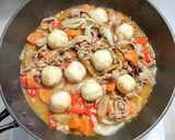豚こま肉と里芋の中華風煮つけ作り方6写真