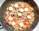 豚こま肉と里芋の中華風煮つけ作り方7写真