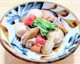 豚こま肉と里芋の中華風煮つけ作り方8写真