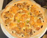 秋野菜PIZZA⭐まいたけと胡桃のソース作り方10写真