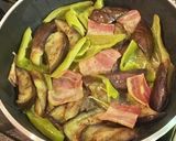 ニンニク風味洋風・茄子とピーマンの炒め煮作り方7写真