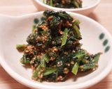 ワインに合う♪ほうれん草の胡麻和え作り方7写真