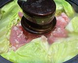 キャベツと塩麹豚の蒸し煮作り方4写真