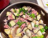 定番☆茄子と挽肉の味噌甘辛炒め作り方2写真
