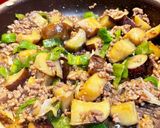 定番☆茄子と挽肉の味噌甘辛炒め作り方4写真