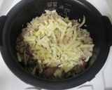チーズとろ～り！舞茸とベーコンの炊込ご飯作り方4写真