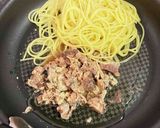 「魚もちゃんと食べてるの？」サバ缶パスタ作り方3写真