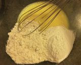 レーズン入り餅粉＆HMのパンケーキ♪作り方1写真