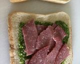 ルッコラソースのホットサンド作り方3写真