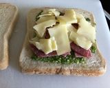 ルッコラソースのホットサンド作り方4写真
