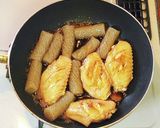 おばあちゃんの味　旬の里芋と手羽の煮物作り方6写真