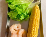 とうもろこしと海老の炒めもの作り方1写真