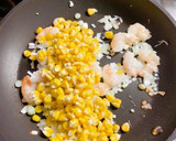 とうもろこしと海老の炒めもの作り方8写真