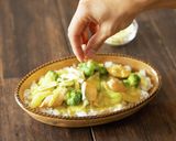 妊婦飯♪鮭とブロッコリーのカレードリア作り方2写真
