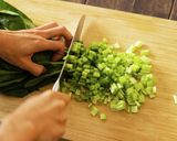 妊婦飯♪しっとり小松菜と海苔のふりかけ作り方1写真