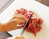 妊婦飯♪牛肉と枝豆のしぐれ煮作り方1写真