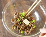 妊婦飯♪しぐれ煮の和風スパゲッティ作り方1写真