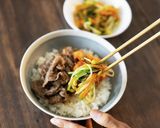 妊婦飯♪ほうれん草ナムルのビビンバ作り方2写真