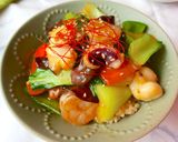 海鮮中華丼作り方7写真