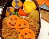 可愛いおかず簡単ハロウィン弁当作り方4写真