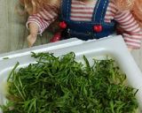リカちゃん♡人参葉薬味納豆︎︎₍ᐢ‥ᐢ₎作り方3写真