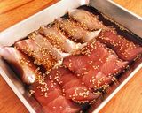 お刺身の残りで簡単！づけ丼作り方1写真