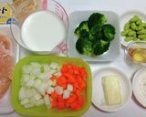 ゴロゴロ野菜入り♪楽しい顔のポットパイ作り方1写真