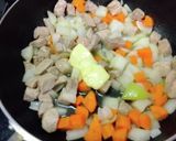 ゴロゴロ野菜入り♪楽しい顔のポットパイ作り方3写真