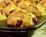 かぼちゃとあずきの焼きっぱなしケーキ。作り方7写真