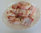 れんこんの豚バラ巻き～りんごソース～作り方5写真