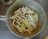 白菜とお麩の卵とじ作り方4写真