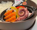 神無月18日 煮豚 ハロウィン弁当作り方2写真
