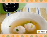 ＼大同電鍋レシピ／えび団子のスープ作り方10写真