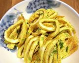 簡単薄焼卵　お節やお味噌汁の飾りにも◎作り方5写真