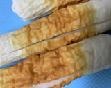 ちくわのロール巻き　お好み焼き風作り方2写真