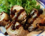 ちくわのロール巻き　お好み焼き風作り方8写真