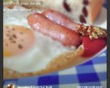 我が家の朝食　ぱっかーんウインナーエッグ作り方44写真